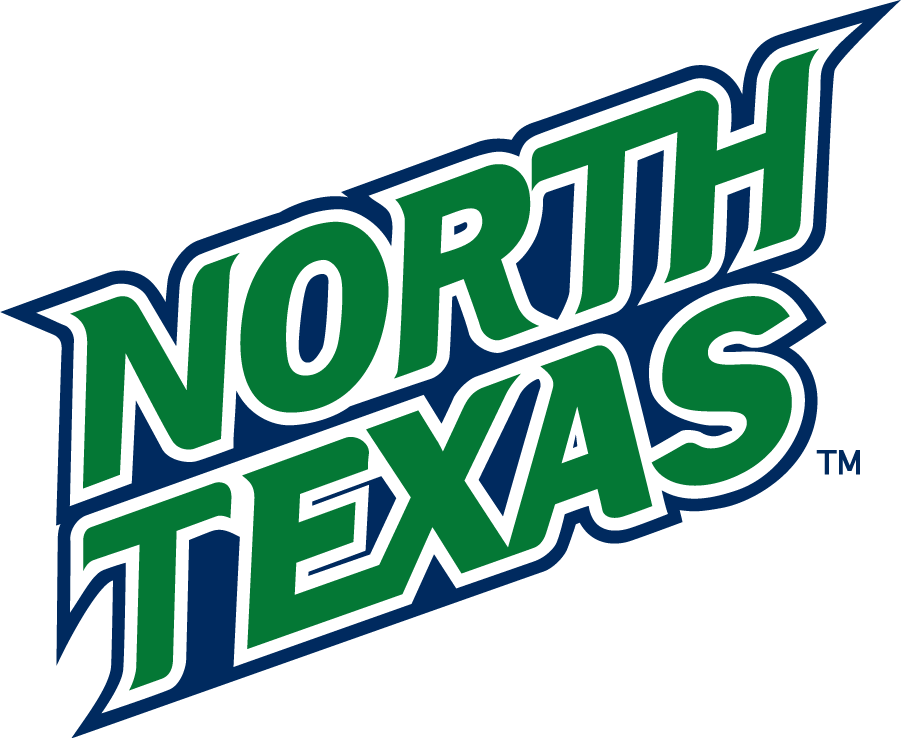 North Texas Mean Green 1995-2005 Wordmark Logo diy DTF decal sticker